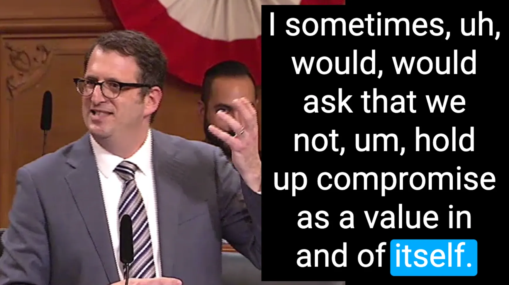 Dean Preston will not compromise