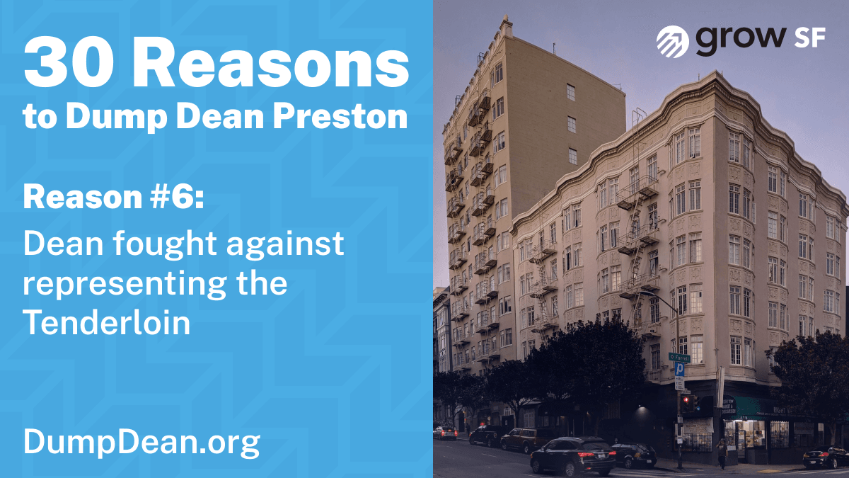 Dean Preston fought against representing the Tenderloin